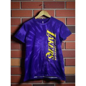 Los Angeles Lakers Tie-Dye NBA Tee – Size Small (Purple & Gold)